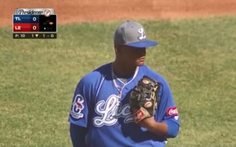 A pitcher for Tigres del Licey