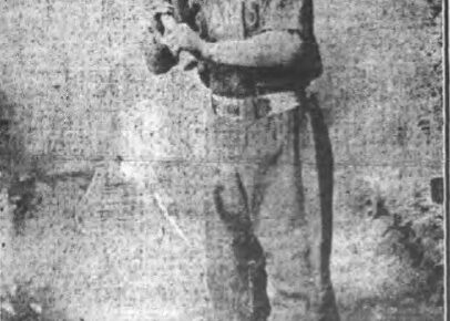 Home Run Johnson poses in his Brooklyn Royal Giants uniform