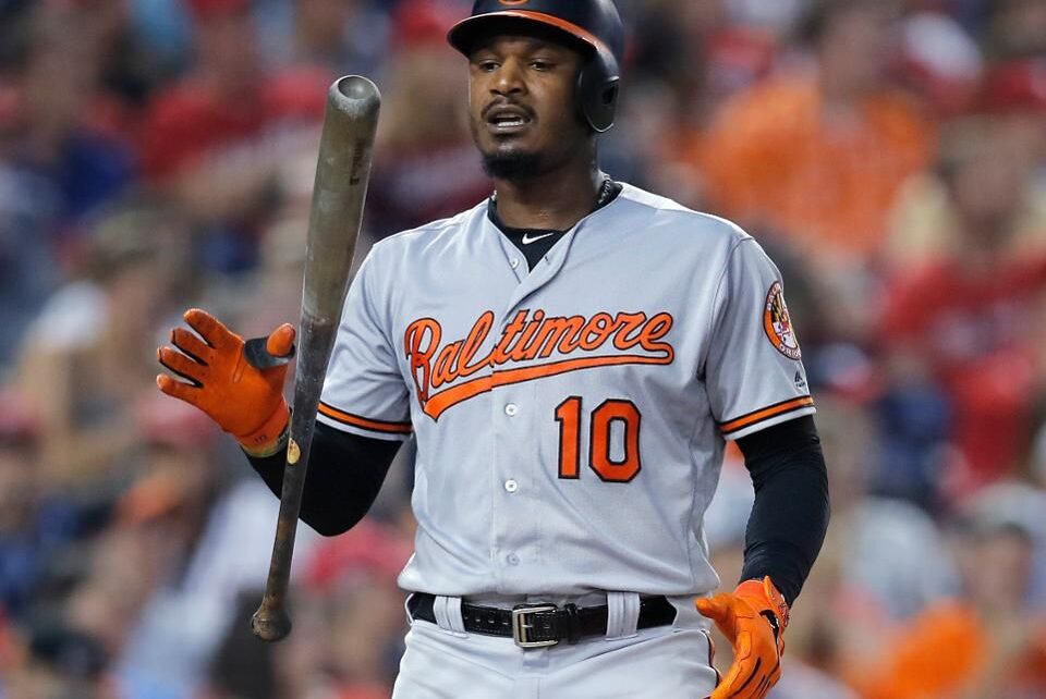 Adam Jones while with the Baltimore Orioles