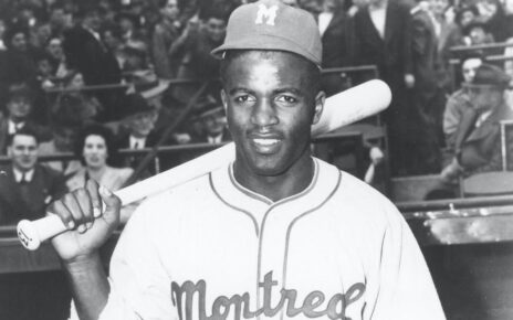 Jackie Robinson with the Montreal Royals