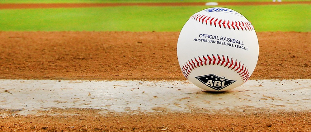 An official Australian Baseball League baseball