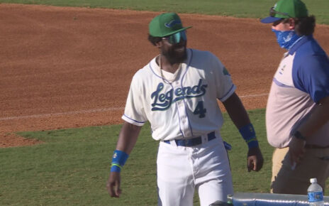 Brandon Phillips during his first game with the Lexington Legends