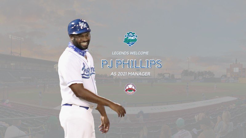 P.J. Phillips introduction post as manager of the Lexington Legends
