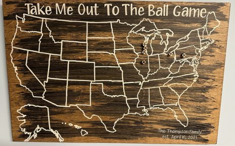 Thompson Family Baseball Map