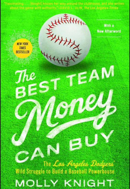 Cover photo for The Best Team Money Can Buy showing a baseball resting on grass.